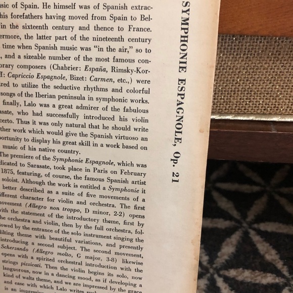 30's "Symphonie Espagnole Op 21" Album - Classical Music - Violin Symphony - Picture 6 of 11